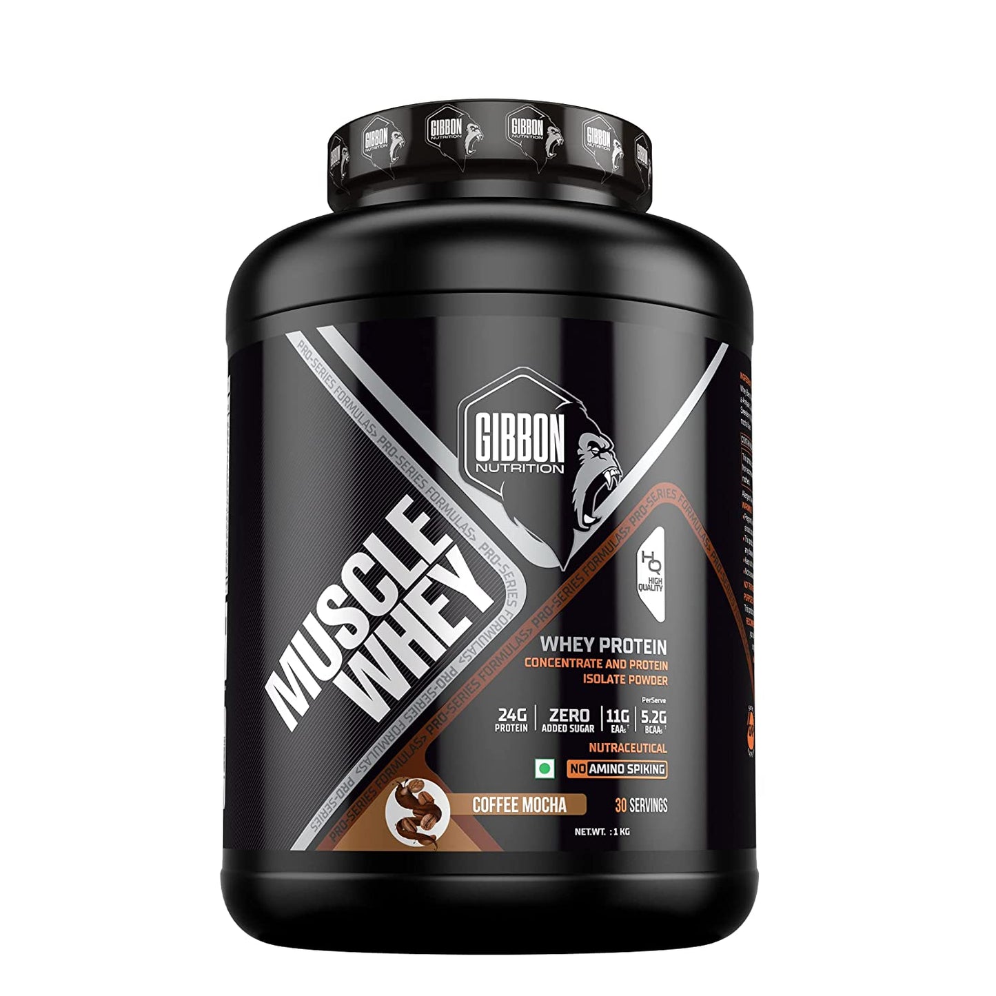 Gibbon Nutrition Muscle Whey Protein Powder 1kg