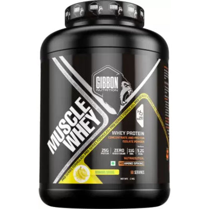Gibbon Nutrition Muscle Whey Protein Powder 2kg - Gibbon Nutrition -