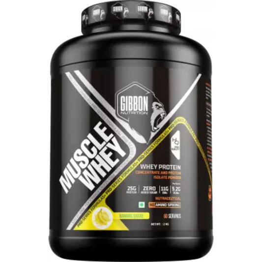 Gibbon Nutrition Muscle Whey Protein Powder 2kg - Gibbon Nutrition -