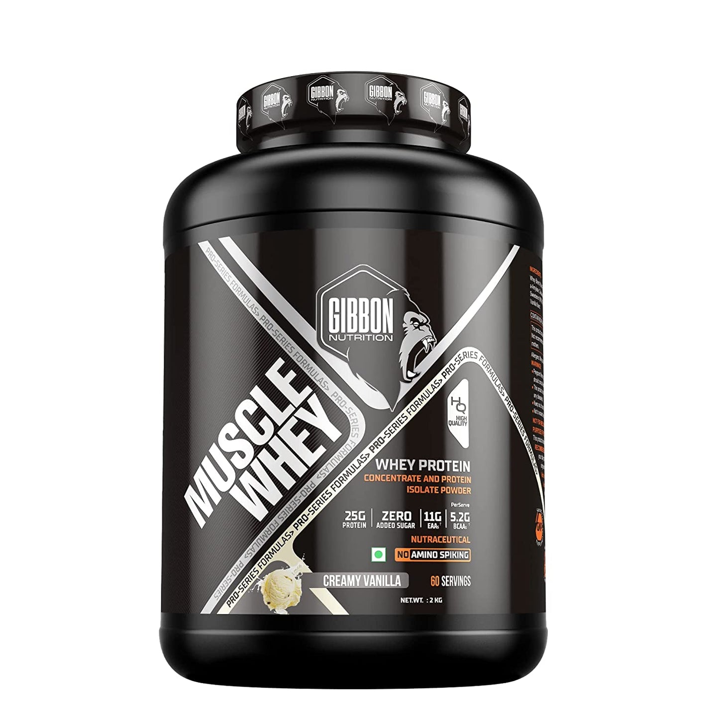 Gibbon Nutrition Muscle Whey Protein Powder 2kg - Gibbon Nutrition -