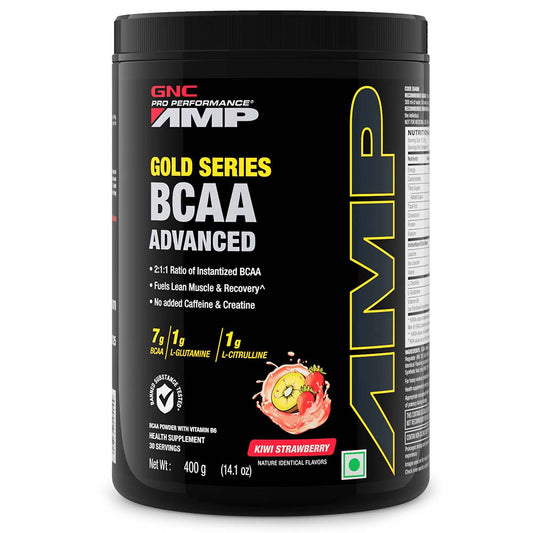 GNC AMP Gold Series BCAA Advanced | 30 servings - GNC -