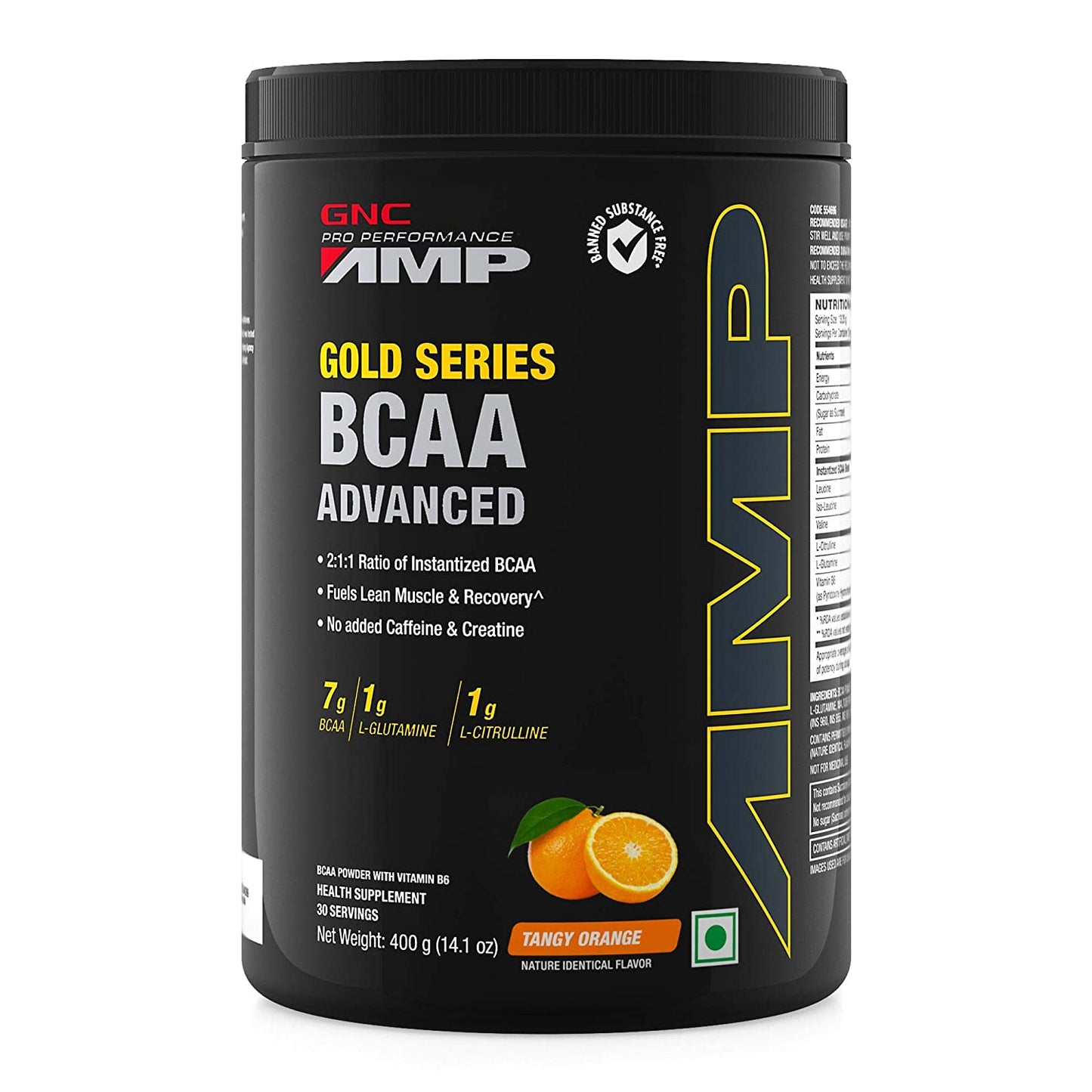 GNC AMP Gold Series BCAA Advanced | 30 servings - GNC -