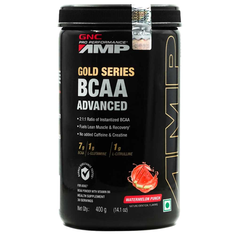 GNC AMP Gold Series BCAA Advanced | 30 servings - GNC -