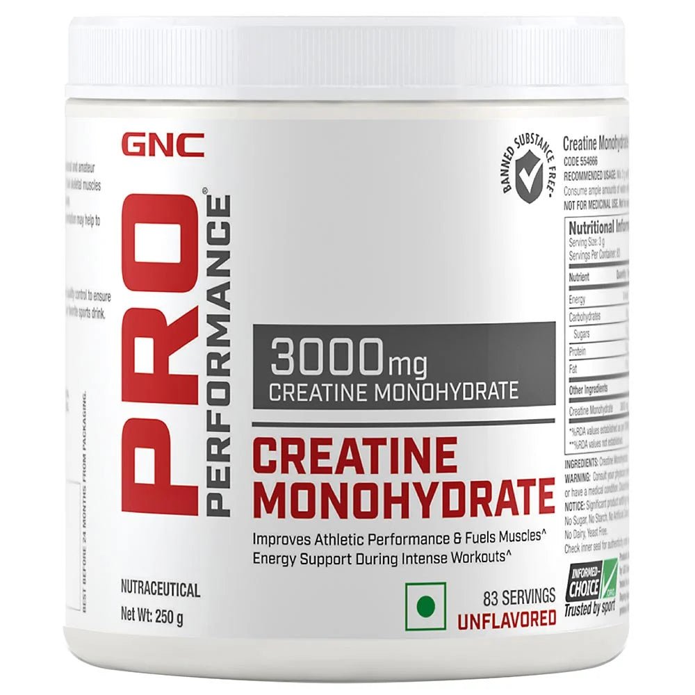 GNC Creatine Monohydrate 250gm - GNC - GNC_Creatine