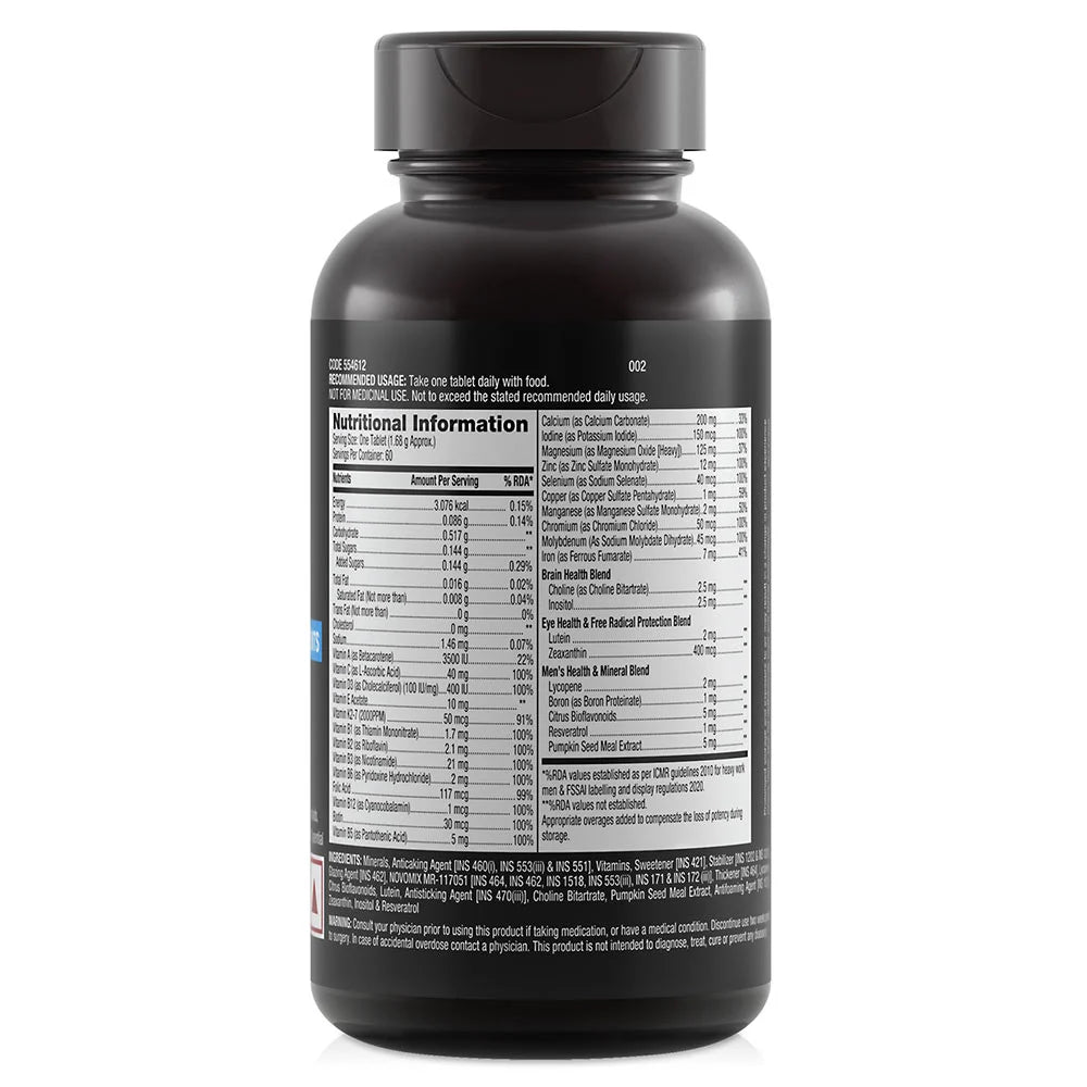 GNC Mega Men One Daily Multivitamin | 60 Tablets - GNC -