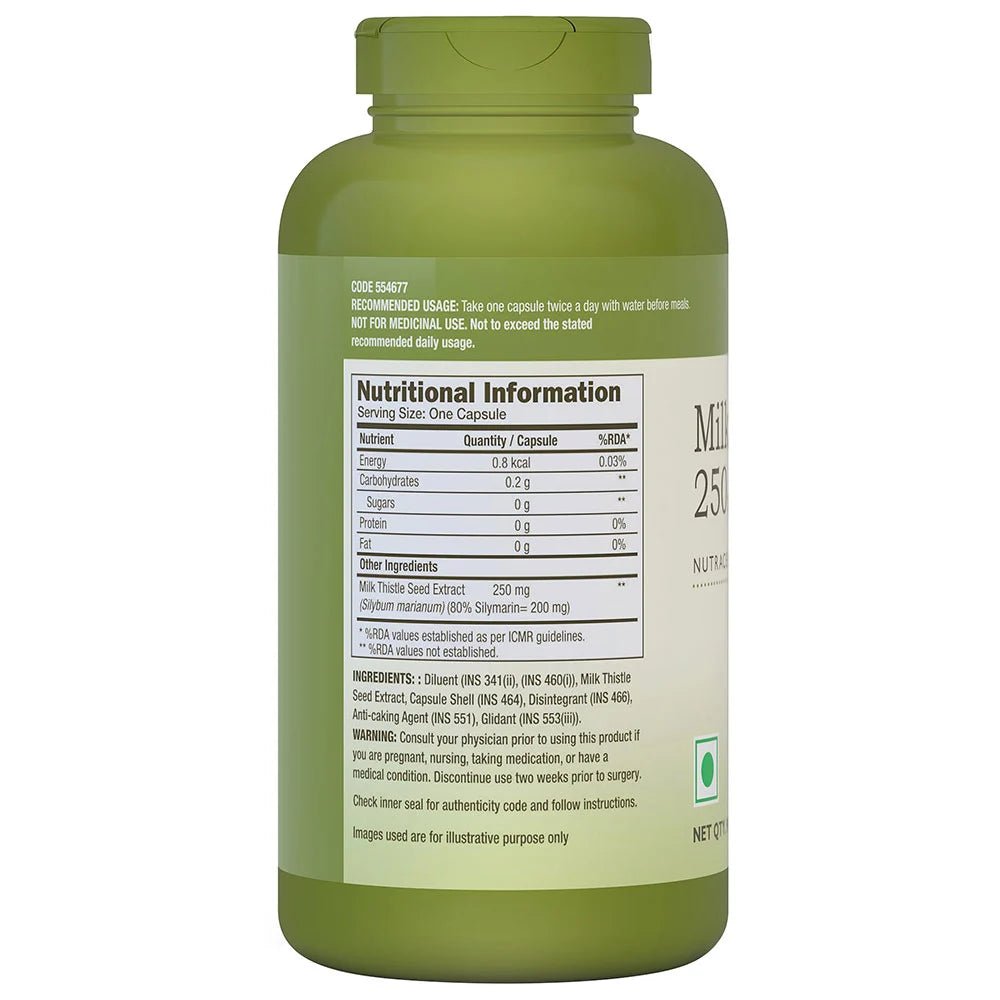 GNC Milk Thistle 250mg | 90 Capsules - GNC -