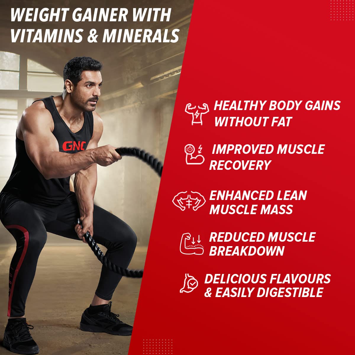 GNC Pro Performance Weight Gainer | Double Chocolate