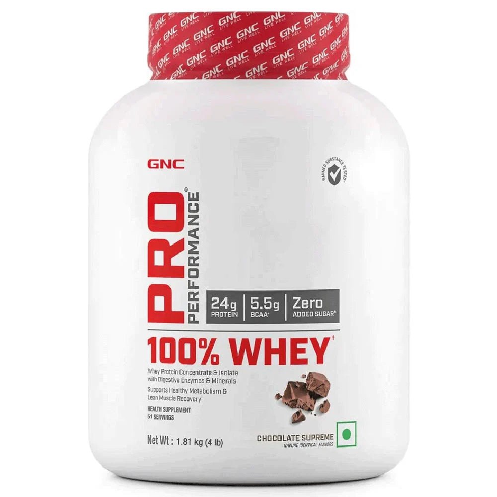 GNC Pro Performance 100% Whey Protein - GNC -