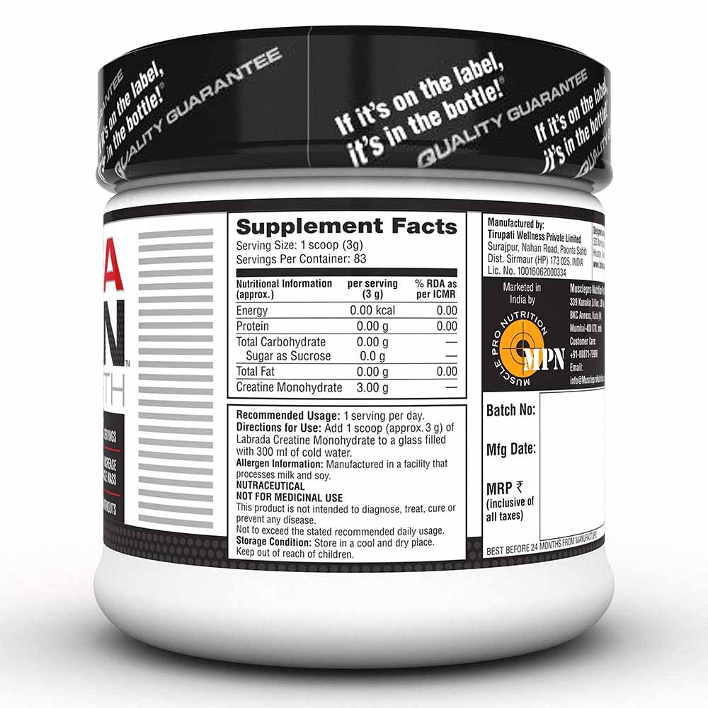 Labrada CreaLean Unflavoured 250gm, 83 servings - Labrada - LBRD_CreaLean