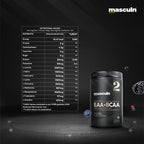 Masculn EAA+BCAA Muscle recovery Supplement for Men & Women, 300g - Masculn -