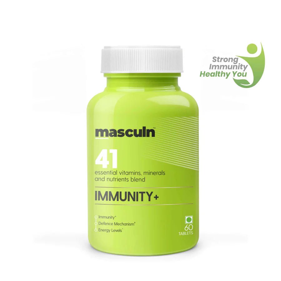 Masculn Immunity Plus, Immunity Booster Tablets For Men And Women, 60 Tablets - Masculn -