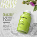 Masculn Liver Detox Supplement With Milk Thistle For Healthy Liver, 60 Capsules - Masculn -
