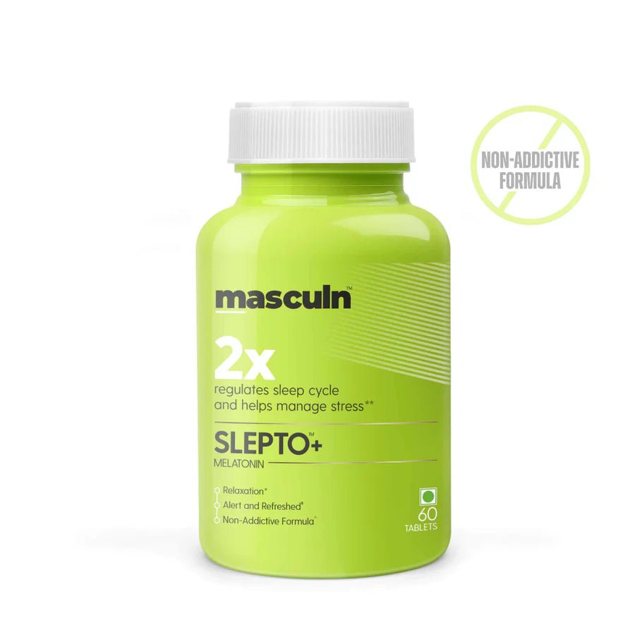 Masculn Slepto Plus Promotes Healthy Sleep Cycle, 60 Tablets - Masculn -