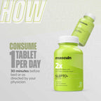 Masculn Slepto Plus Promotes Healthy Sleep Cycle, 60 Tablets - Masculn -