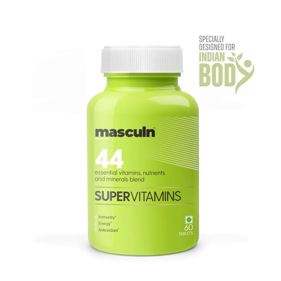 Masculn Super Multivitamin Tablets, Helps Improve Stamina & Strength For Men/Women, 60 Tablets - Masculn -