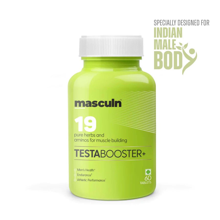 Masculn Testosterone Booster Supplement To Enhance Stamina For Men | 60 Tablets - Masculn -