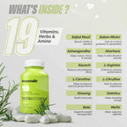 Masculn Testosterone Booster Supplement To Enhance Stamina For Men | 60 Tablets - Masculn -