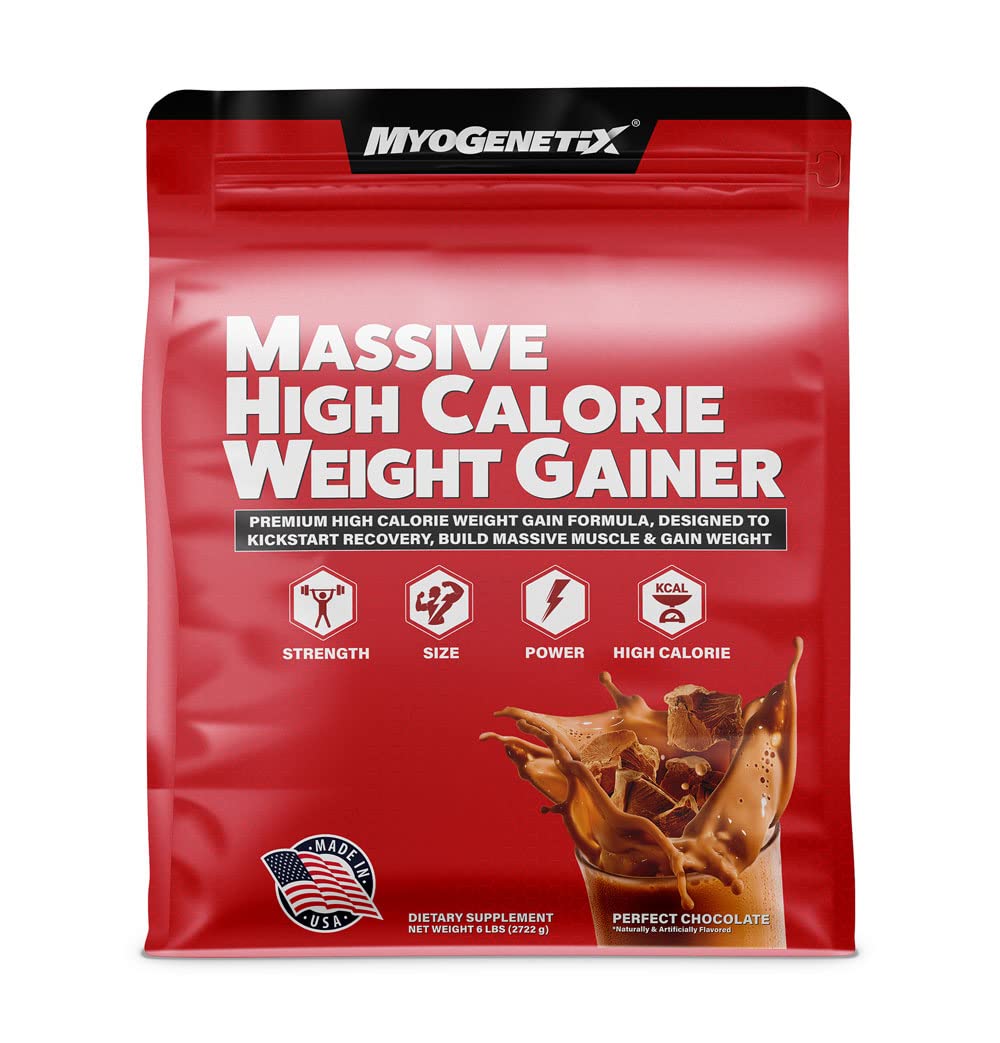 Myogenetix Massive High Calorie Weight Gainer 6lbs, Chocolate