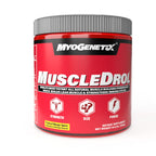 Myogenetix MUSCLEDROL, All Natural Muscle Building Powerhouse Which Builds Lean Muscle, Tropical Mango Spice, 60 Servings | - Myogenetix -