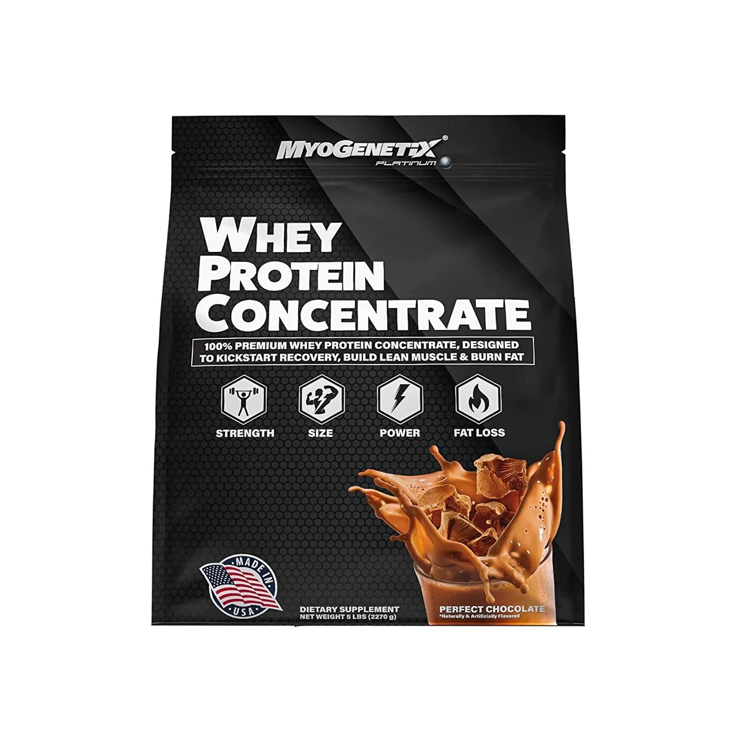 Myogenetix PLATINUM Whey protein Concentrate 5lbs