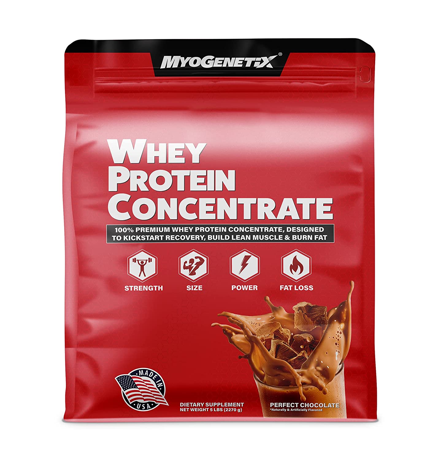 Myogenetix Whey Protein Concentrate 5lbs