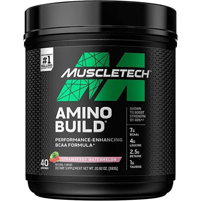 Muscletech Amino Build BCAA Amino Acids + Electrolyte Powder - Muscletech -