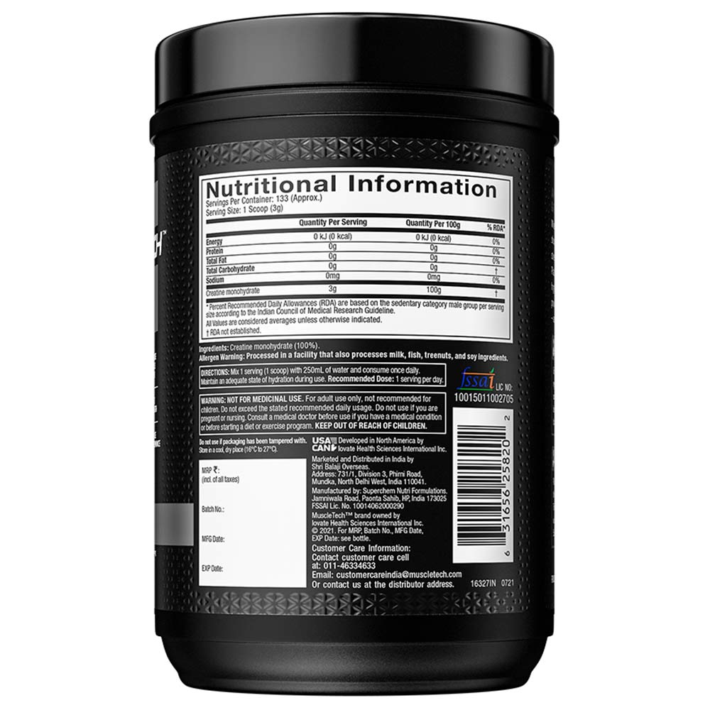 Muscletech Platinum 100% Creatine - Muscletech - MT_Creatine_400