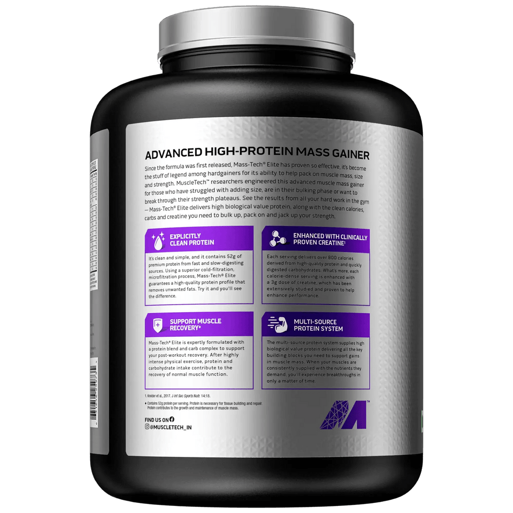 Muscletech Mass Tech Elite 3kg - Muscletech -