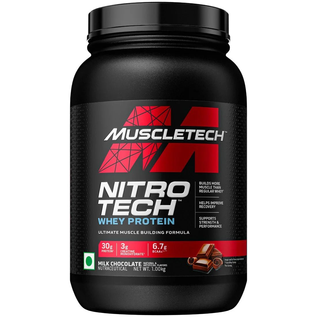 Muscletech Nitrotech Whey Protein Powder - Muscletech - MT_Nitro_2lb