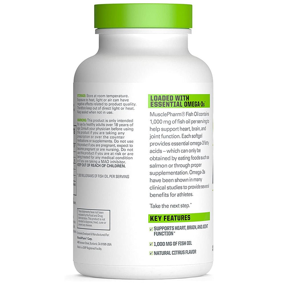 MusclePharm Fish Oil, 90 softgels - Musclepharm -