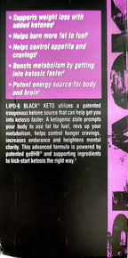 Nutrex Research Lipo6 Black Keto, 60 Capsules