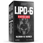 Nutrex LIPO-6 HARDCORE Fat Burner, 60 Capsules