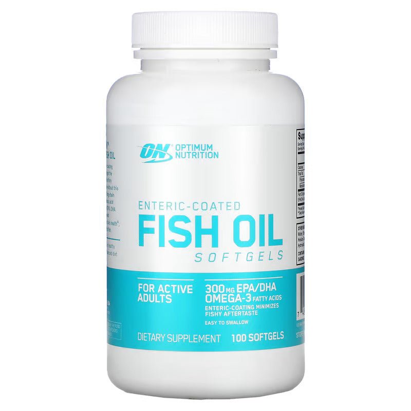 Optimum Nutrition (ON) Enteric-Coated Fish Oil Softgels - Optimum Nutrition - ON_FishOil_100