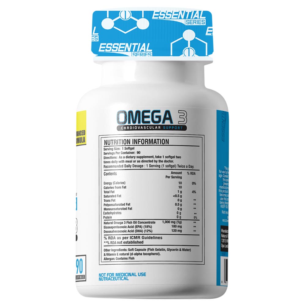 One Science Essential Series Omega 3, 90 softgels