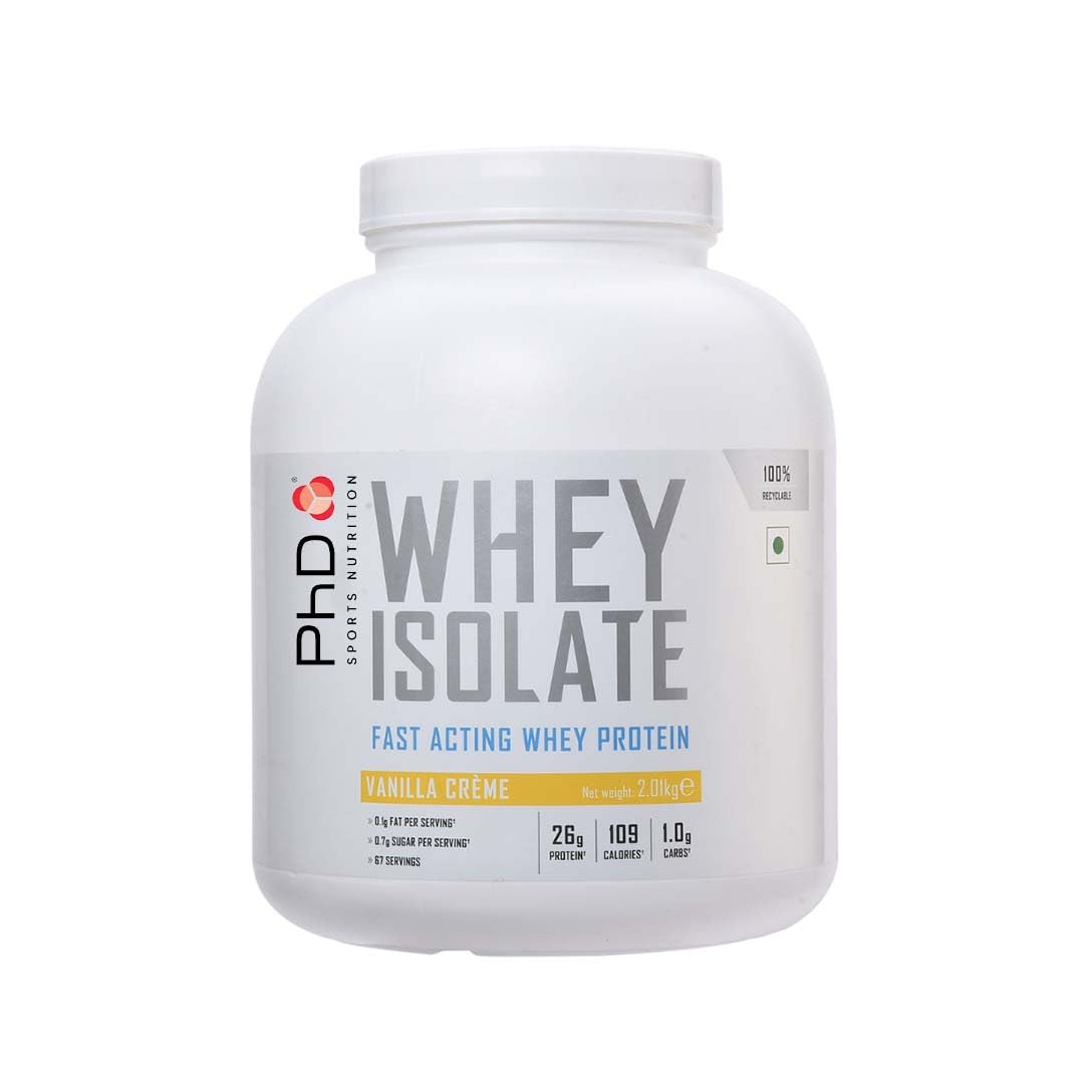 PhD Nutrition 100% Whey Isolate, 2.01 kg - PhD Nutrition -