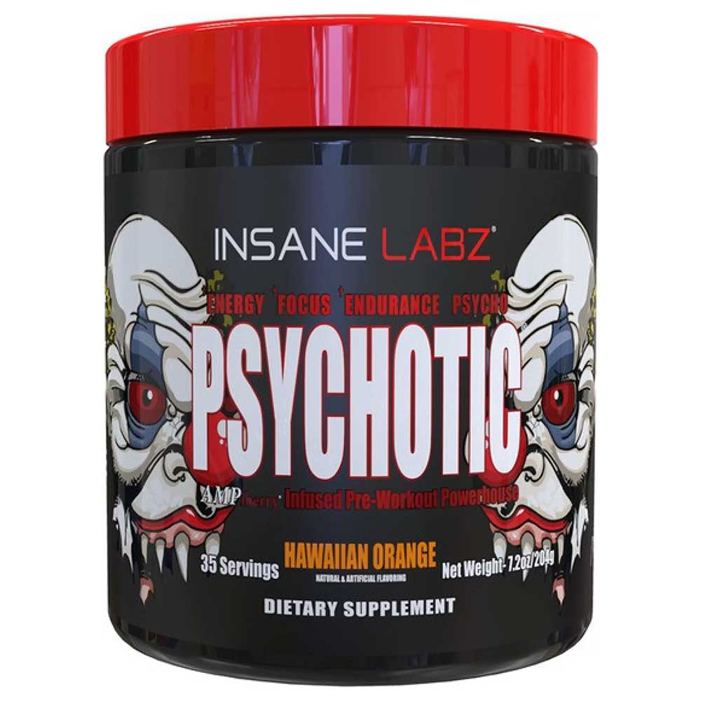 Insane Labs Psychotic Pre-workout | 35 Servings - Insane Labz - IL_Psychotic_Orange