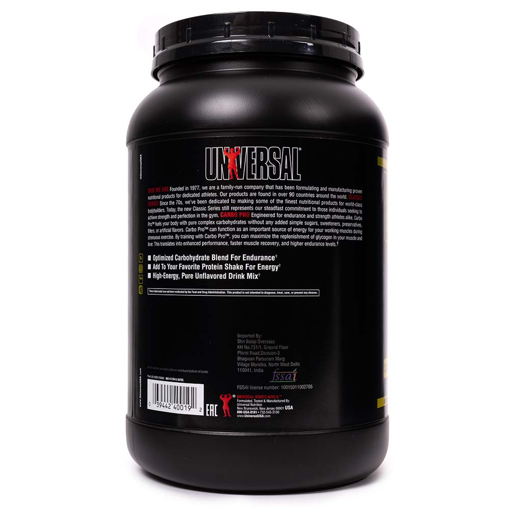 Universal Nutrition Carbo Pro Unflavoured | 1 kg